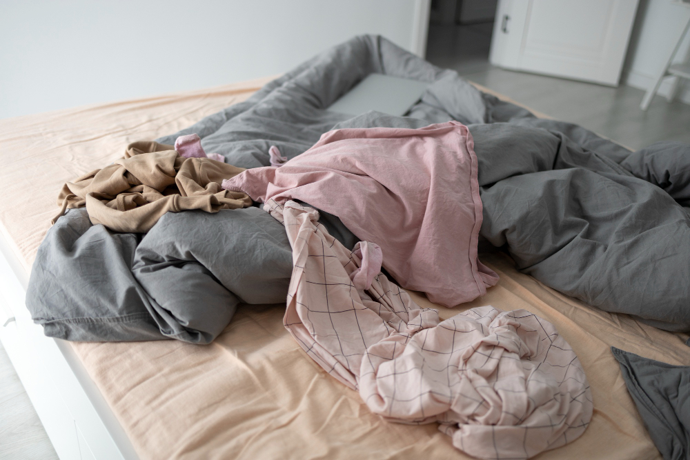 sprei gampang berantakan