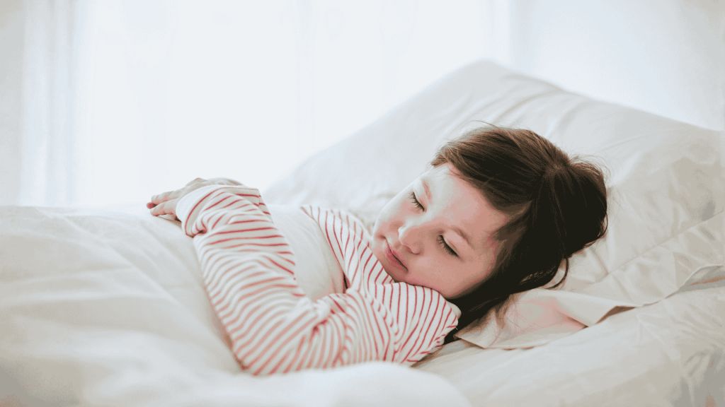 posisi tidur terbaik untuk anak2