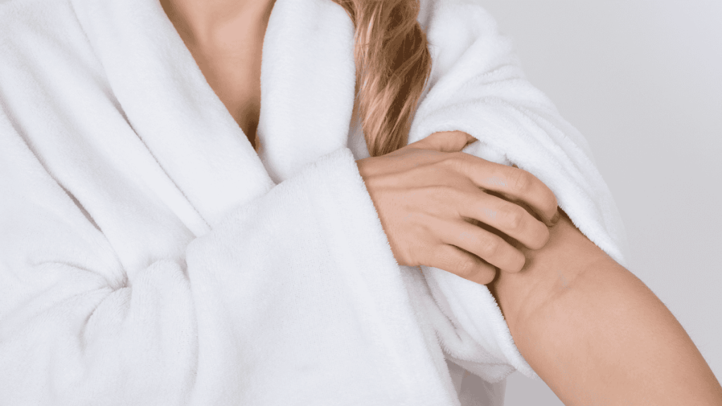 handuk mandi bikin gatal