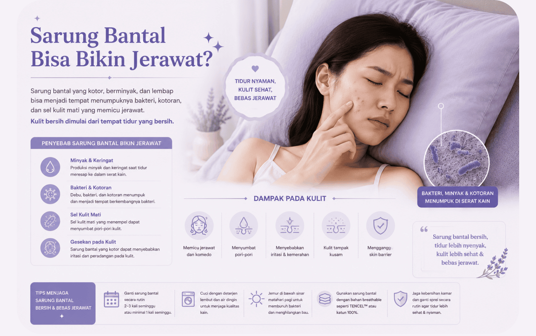 sarban bisa bikin jerawat