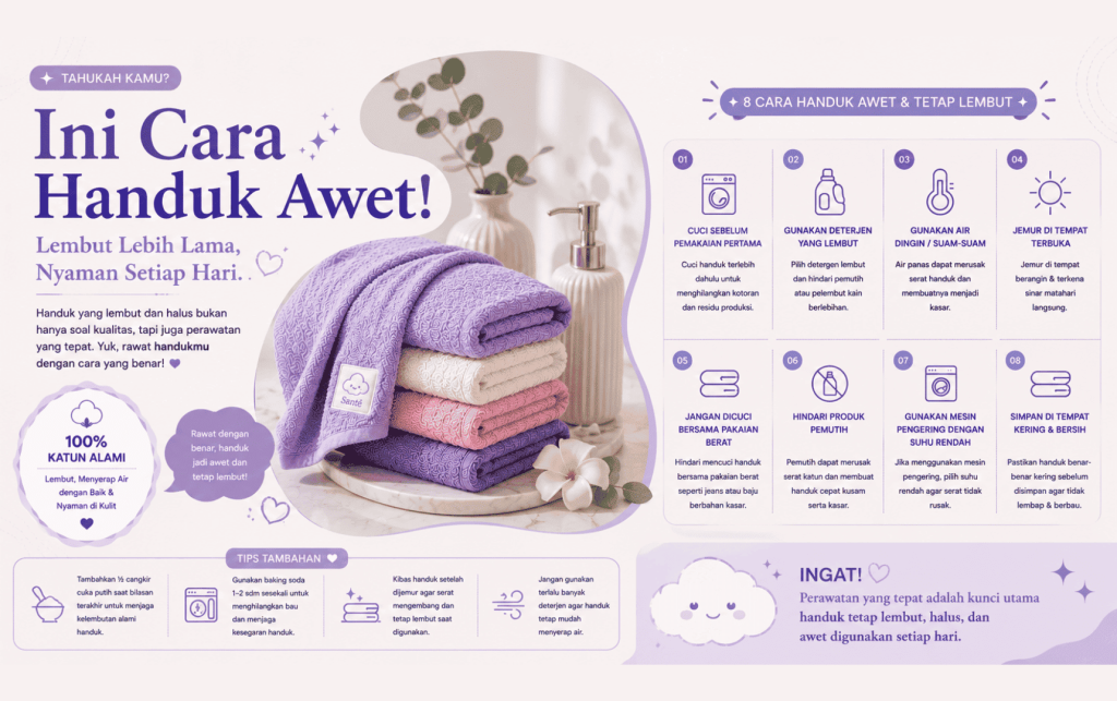 ini cara handuk awet
