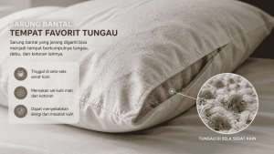 sela sarung bantal sarang tungau