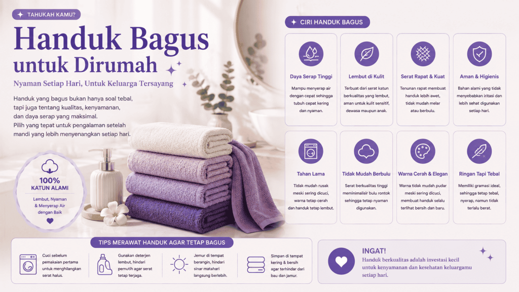 handuk bagus untuk dirumah