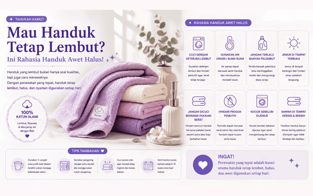rahasia handuk awet halus