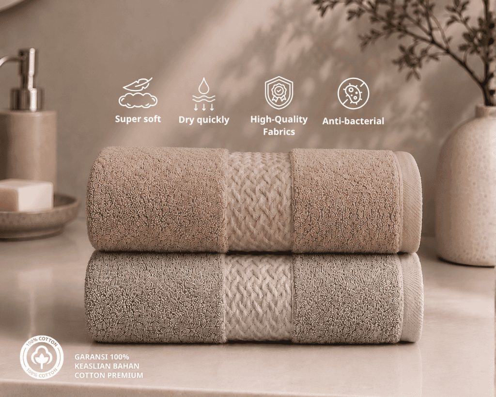 earth tone towel