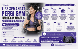 tips semangat pergi gym