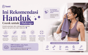 handuk cocok untuk olahraga