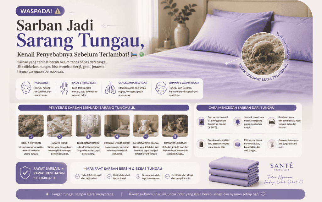 Waspada Sarban Jadi Sarang Tungau