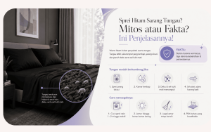 Sprei Hitam Sarang Tungau? Mitos atau Fakta? Ini Penjelasannya! 🛏️🦠