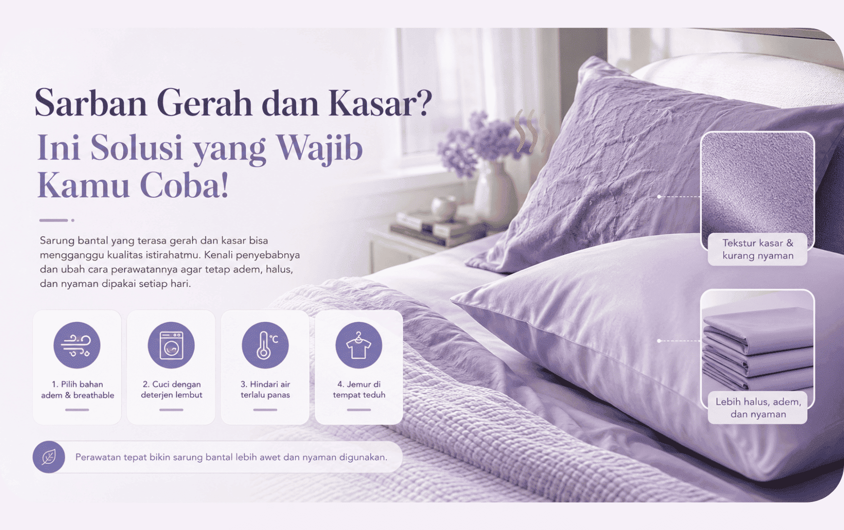 Sarban Gerah dan Kasar? Ini Solusi yang Wajib Kamu Coba!