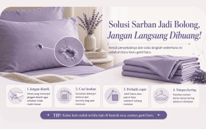 Solusi Sarban Jadi Bolong, Jangan Langsung Dibuang!
