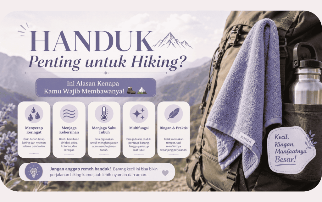 Handuk Penting untuk Hiking? Ini Alasan Kenapa Kamu Wajib Membawanya! 🥾🏔️