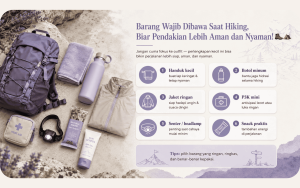 Barang Wajib Dibawa Saat Hiking