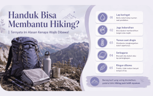 Handuk Bisa Membantu Hiking? Ternyata Ini Alasan Kenapa Wajib Dibawa!