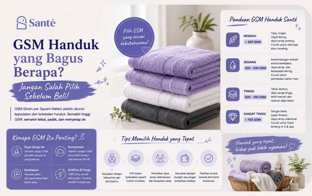 GSM Handuk yang Bagus Berapa