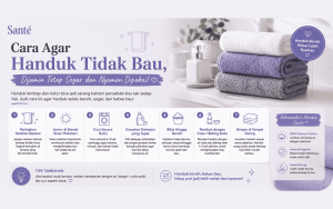 cara agar handuk tidak bau