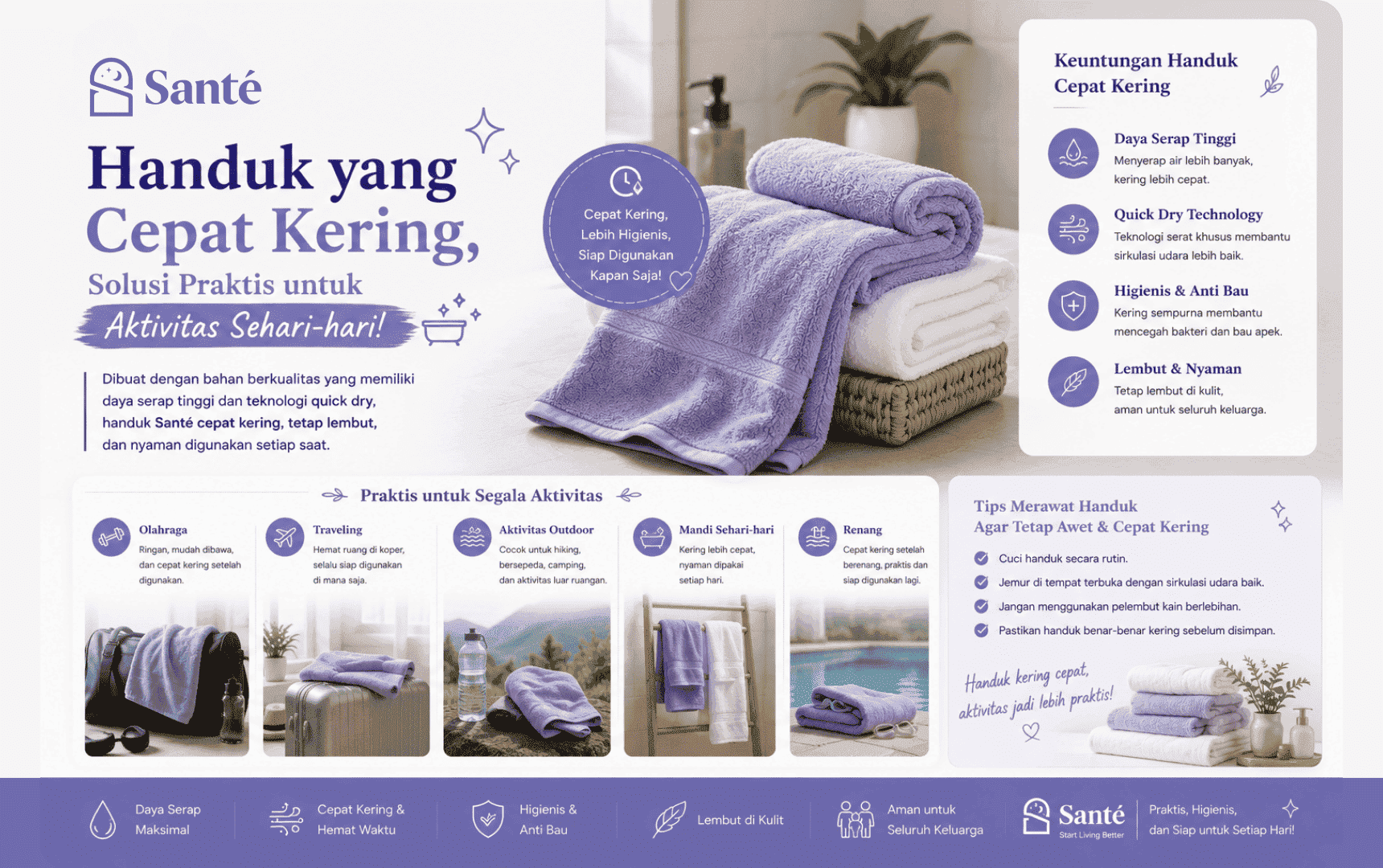Handuk yang Cepat Kering