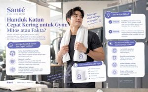 Handuk Katun Cepat Kering untuk Gym