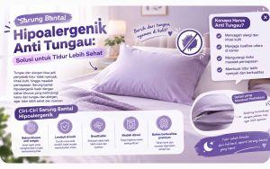 Sarung Bantal Hipoalergenik