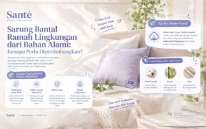 Sarung Bantal Ramah Lingkungan dari Bahan Alami