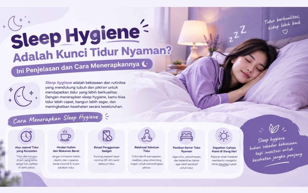 Sleep Hygiene Adalah Kunci Tidur Nyaman