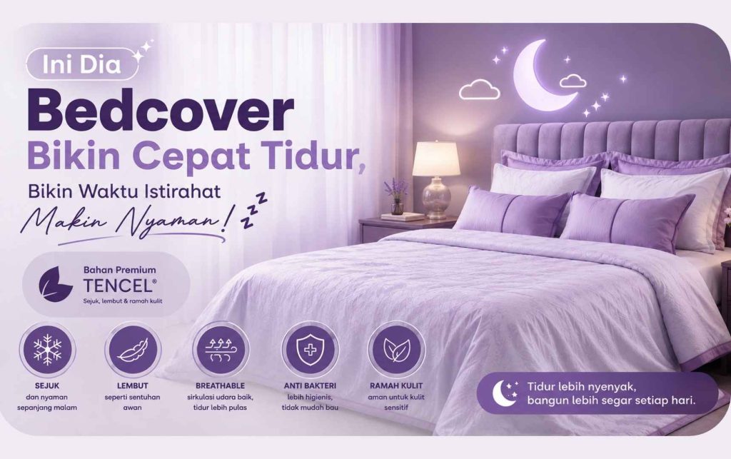 Ini Dia Bedcover Bikin Cepat Tidur,