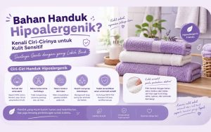 bahan handuk hipoalergenik