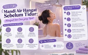 Mandi Air Hangat Sebelum Tidur