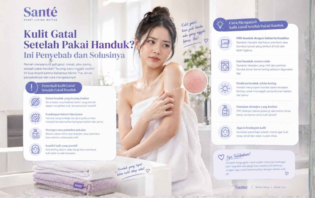Kulit Gatal Setelah Pakai Handuk? Ini Penyebab dan Solusinya