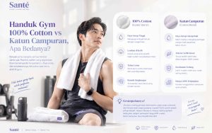 Handuk Gym 100% Cotton vs Katun Campuran, Apa Bedanya?
