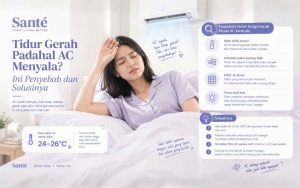 Tidur Gerah Padahal AC Menyala? Ini Penyebab dan Solusinya