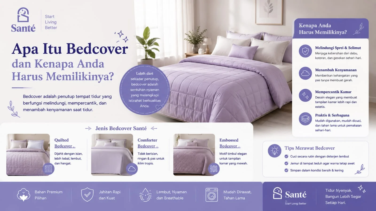 bedcover adalah
