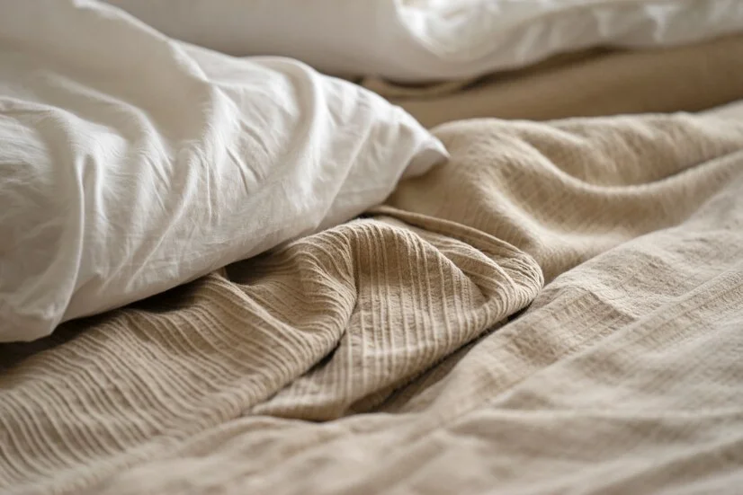 sprei bahan serat bambu