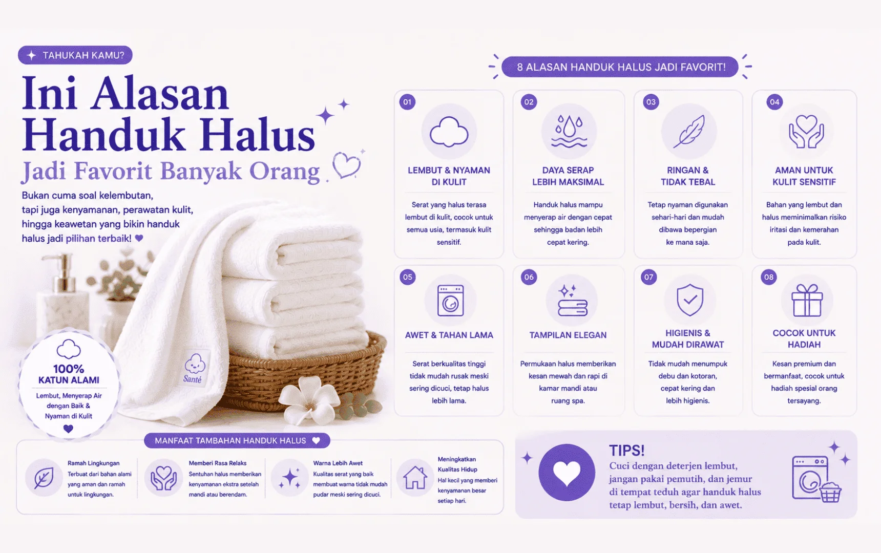 ini alasan handuk halus