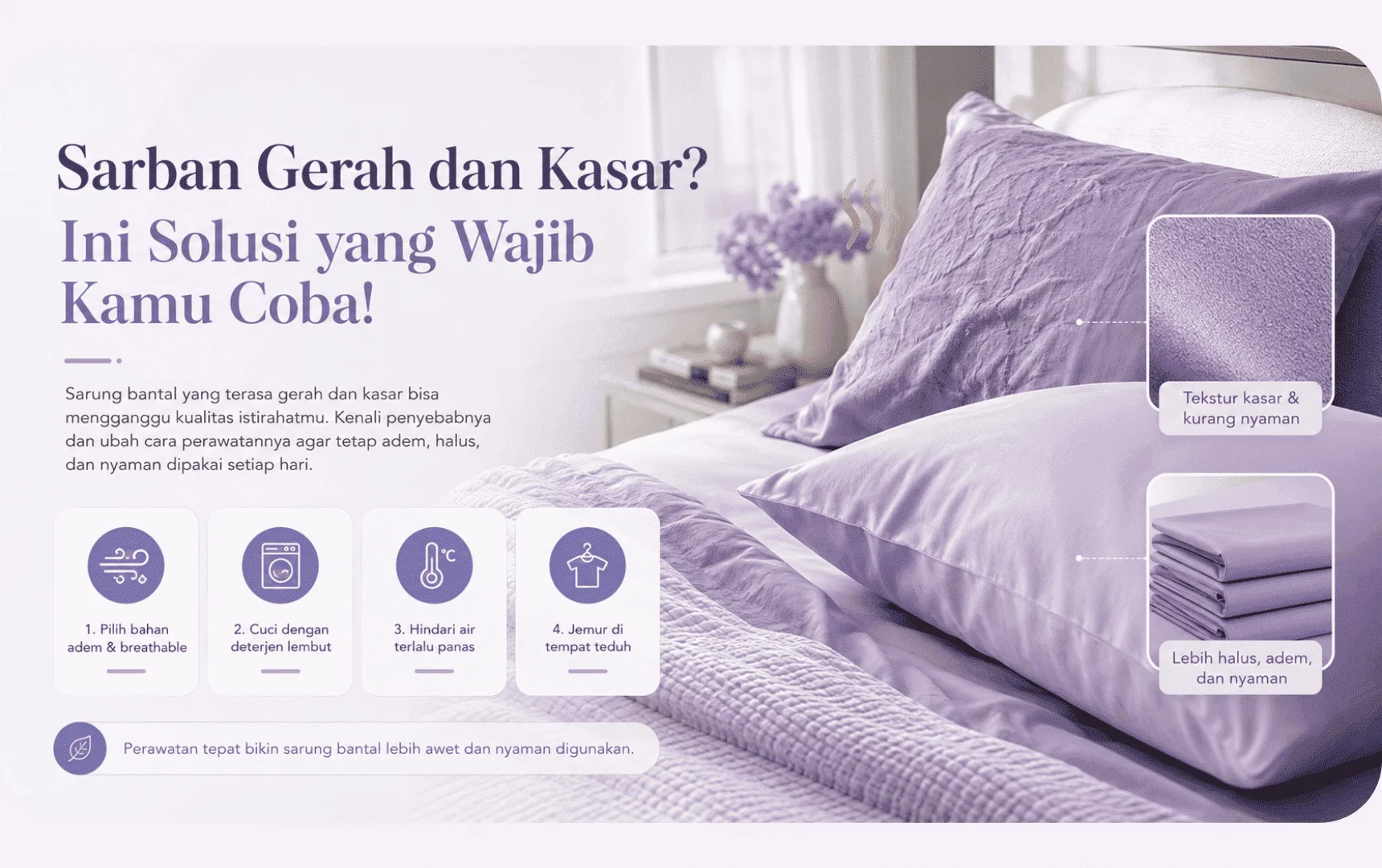 Sarban Gerah dan Kasar? Ini Solusi yang Wajib Kamu Coba!